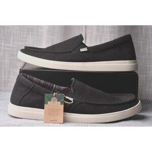 New! Size: 14 Men | Sanuk Sideline 2 Hemp | Black | 1119340